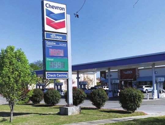 Gas prices continue slow decline in San Marcos area