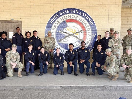 GJC partners with Lackland AFB to assist with color guard