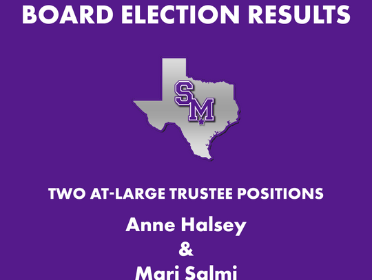 Halsey, Salmi unofficially elected to San Marcos CISD Board of Trustees