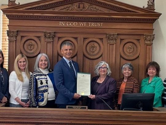 Hays County Commissioners Court proclaims Women's History Month