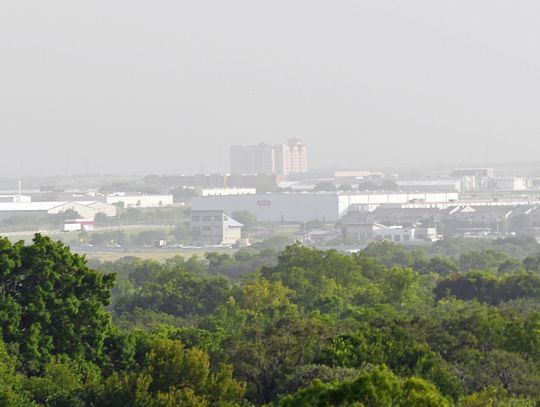 HAZY WEEKEND: Sahara Desert dust clouds San Marcos