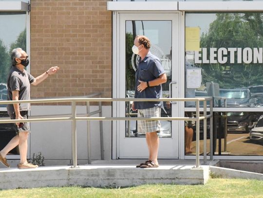 HEADING TO THE POLLS: San Marcans vote in runoff elections amid COVID-19 pandemic