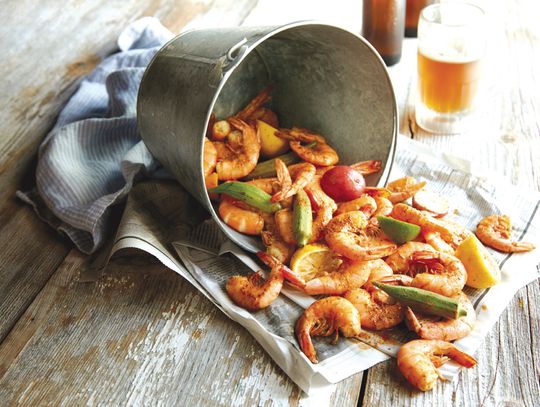 Heat things up this spring with a Cajun shrimp boil