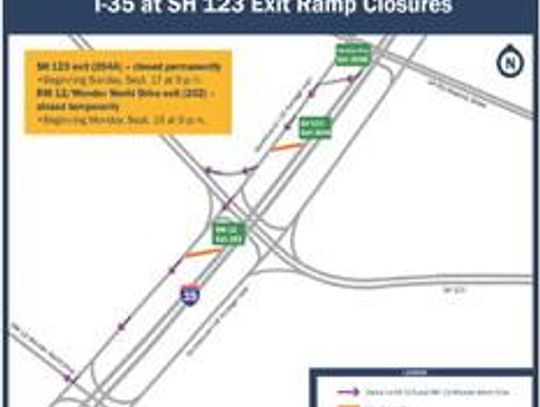 I-35 exit closures to impact drivers starting this week