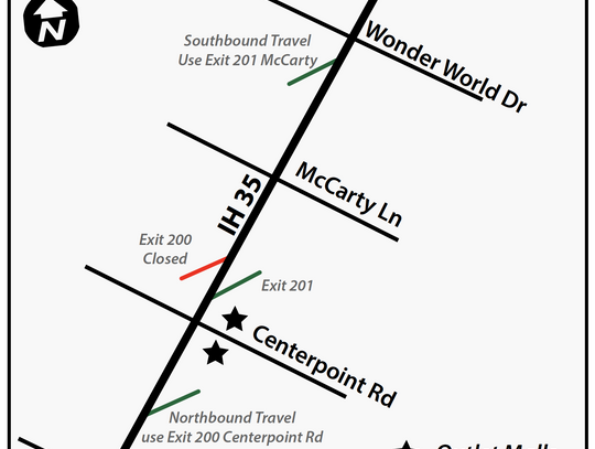 I-35 exit ramp closure planned near outlet malls for Black Friday shopping 