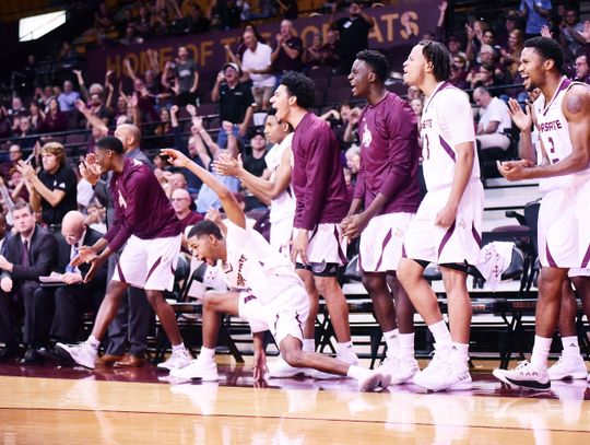 Inside Texas State Volleyball’s selection show watch party