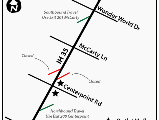 Interstate 35 exit closures set for Black Friday weekend  