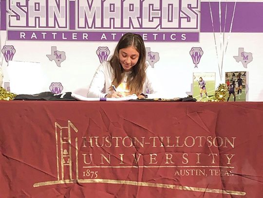 Izabella Olivo signs letter of intent with Huston-Tillotson