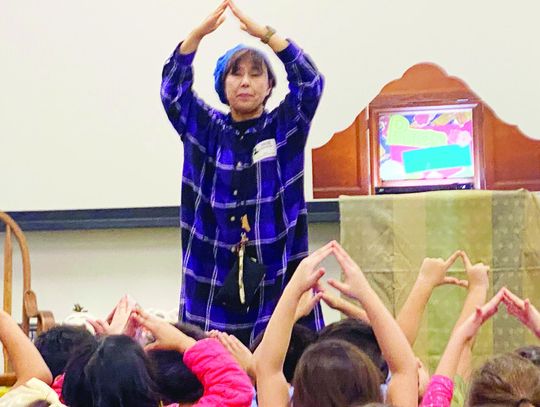 Kamishibai Storytellers visit San Marcos Elementary Schools