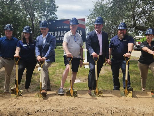 Kissing Tree breaks ground on new veterans plaza