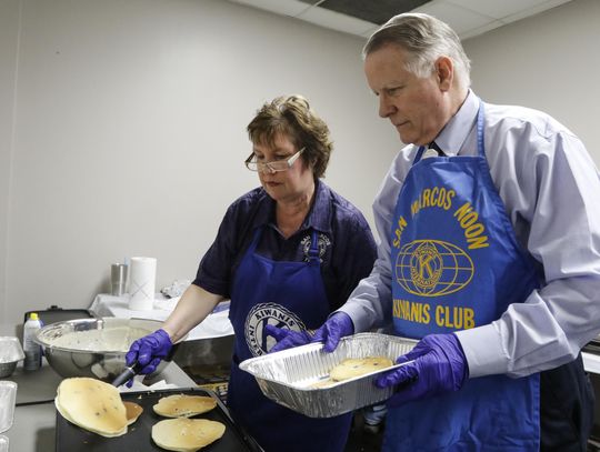 Kiwanis celebrate 80 years on the griddle