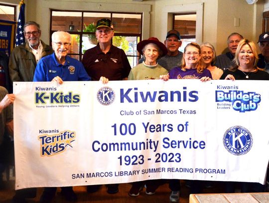 Kiwanis Club of San Marcos celebrates 100 years of community service