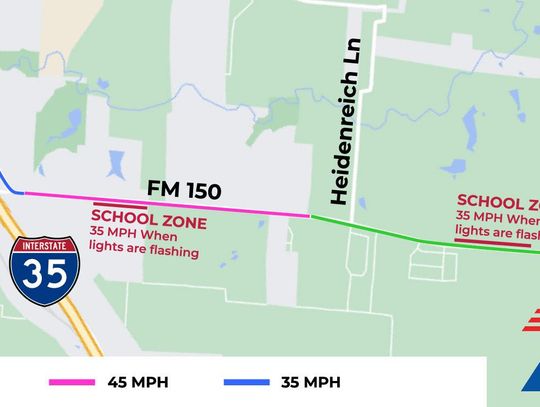 Kyle City Council votes to lower speed limit on sections of FM 150, Jack C. Hays Trail 