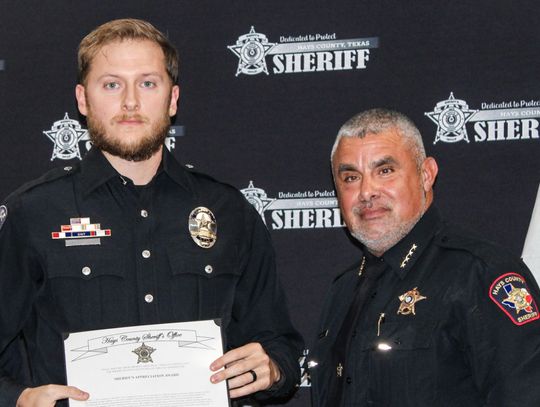 Kyle police officers receive awards for life-saving efforts