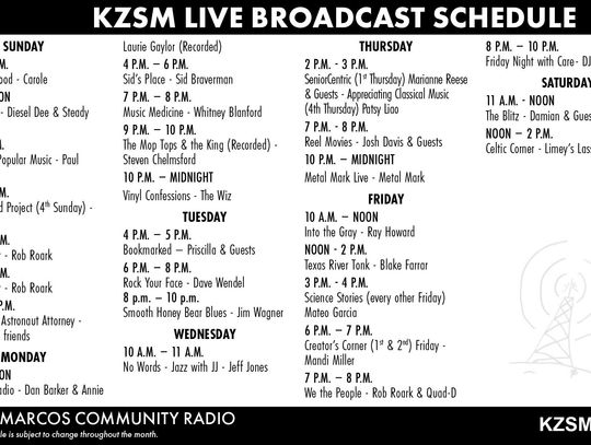 KZSM — Celebrating live music Wednesdays