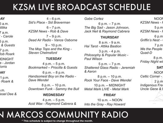 KZSM — Volunteer opportunities for a new year