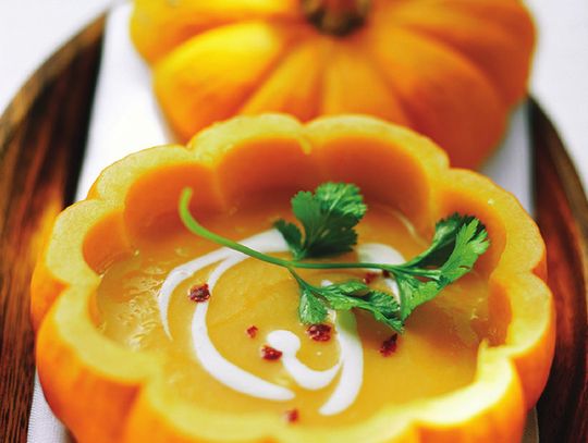 Ladle up this warm and hearty pumpkin soup