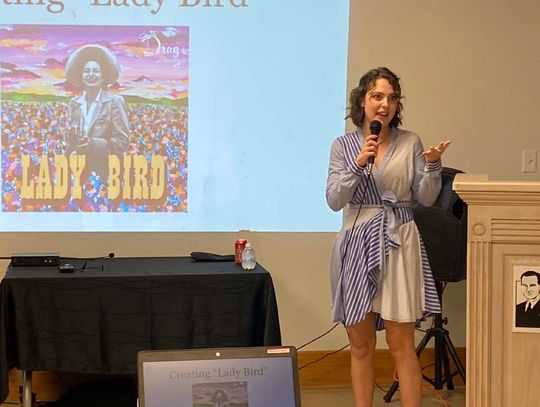 ‘Lady Bird’ podcast host speaks at LBJ Museum