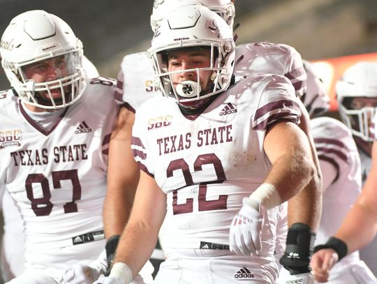 LATE-GAME WINNER: Texas State edges rival Arkansas State with game-winning field goal