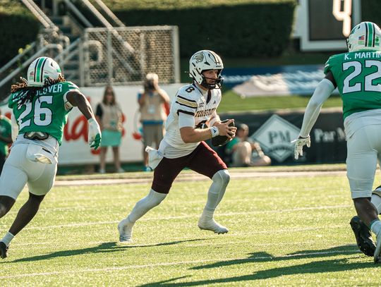 Late lead slips away as Bobcats lose to Thundering Herd