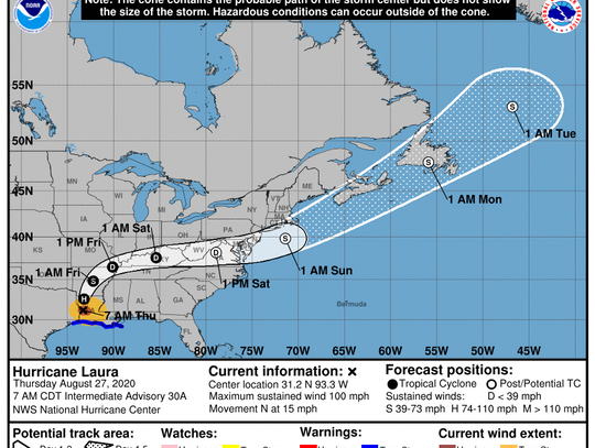 Laura blasts Gulf Coast with wind, rain and wall of seawater