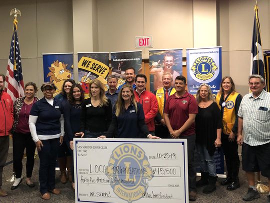 Lion's Club donates to 10 local nonprofits 