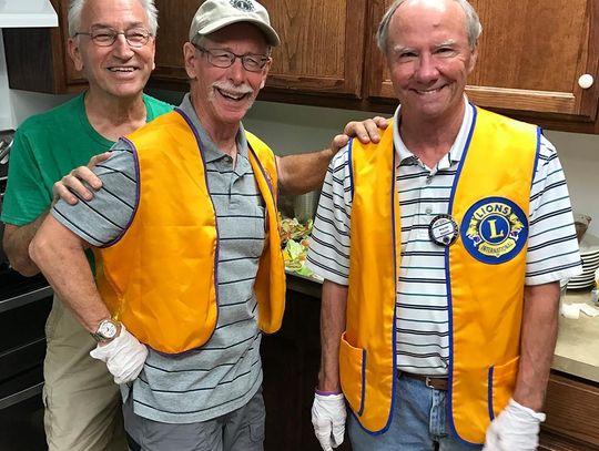 Lions serve Cottage Kitchen lunch