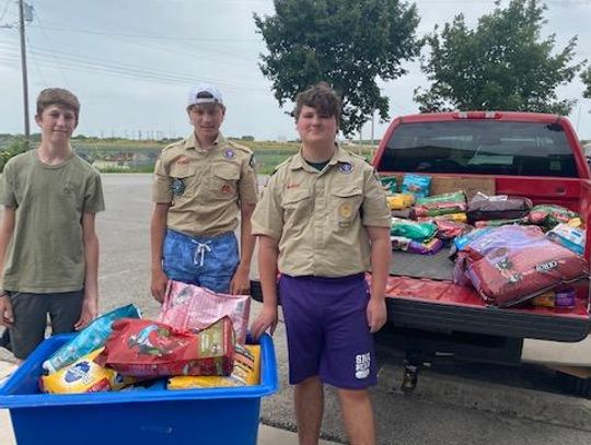 Local Boy Scout completes project at animal shelter