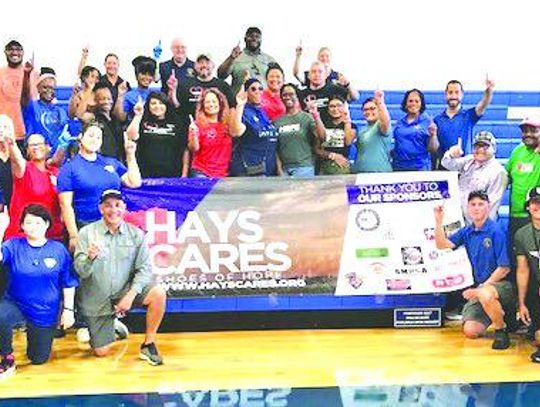 Local organizations donate to Hays Cares ‘Shoes of Hope’