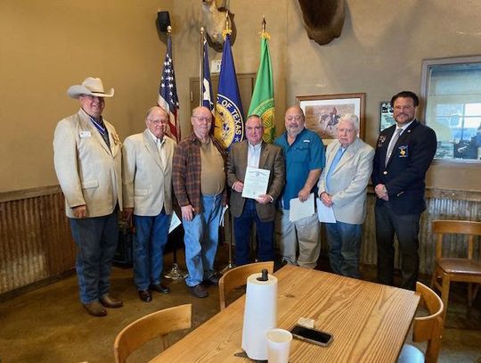 Local Sons of the Republic of Texas chapter installs new officers