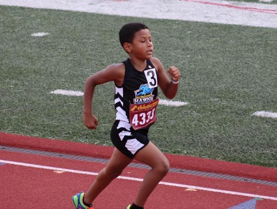 Local track star qualifies for AAU Junior Olympics