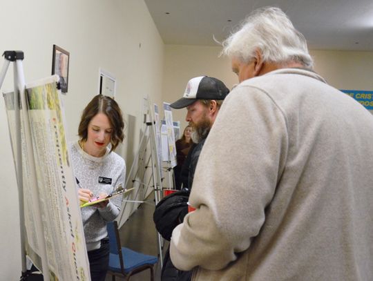 LOOKING TOWARD THE FUTURE: Residents take part in city's Second City Center community workshop