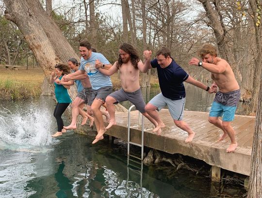 Making a Splash: Wimberley hosts annual polar plunge