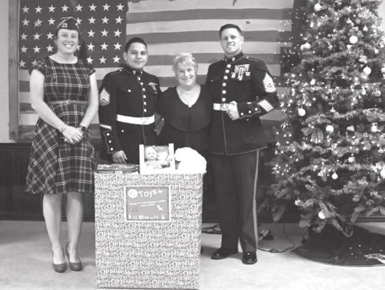 Marines collect toys