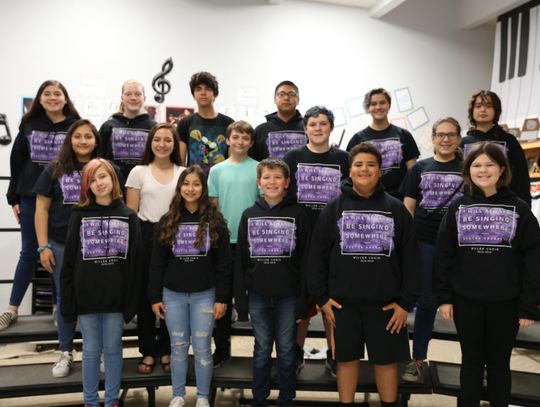 Miller MS choir members qualify for regional