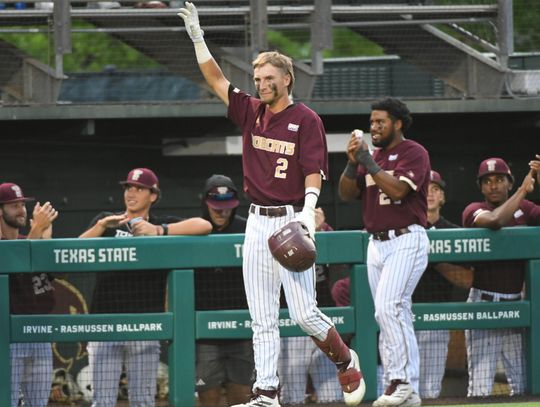 Mora becomes all-time leader in home runs as Bobcats split doubleheader