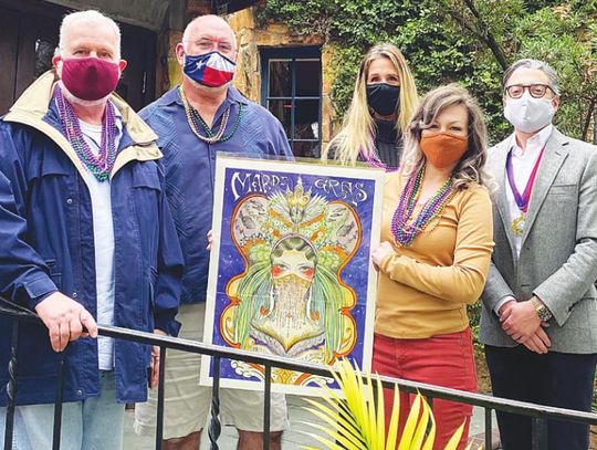 Morgan Haberle Egan selected as 2021 Krewe of Okeanos Mardi Gras poster artist