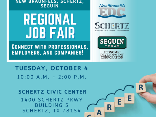 New Braunfels, Seguin, Schertz team up for fall regional job fair