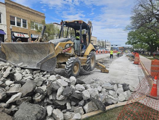 New turn lane being added downtown