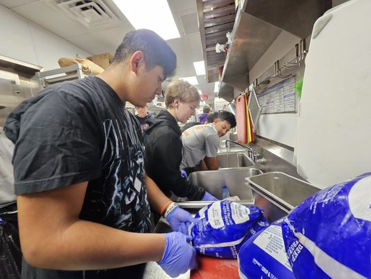 Operation Turkey feeds the community