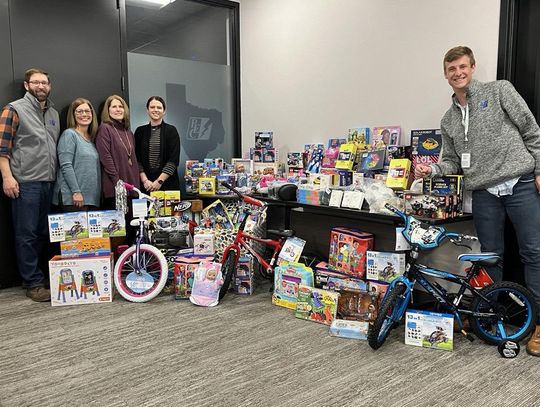 PEC employees donate over 750 toys to local children