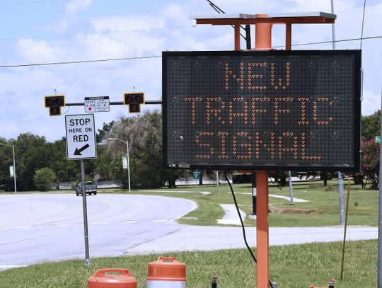 Pedestrian beacons on East Hopkins Street now operational 