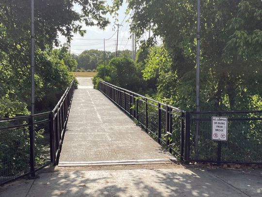 Pedestrian bridge in City Park temporarily closing