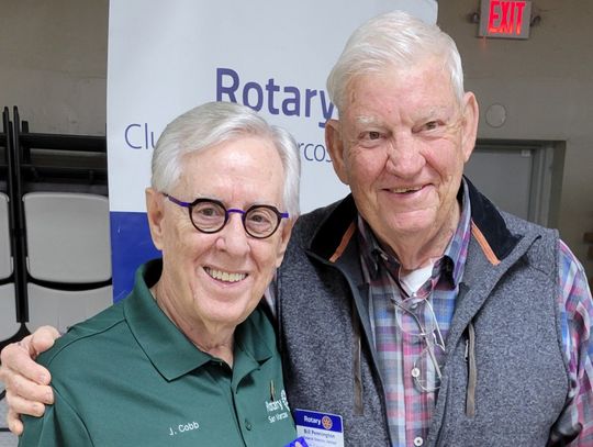 Pennington honored for 65 years in Rotary Club