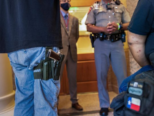 Permitless carry of a handgun in Texas nearly law, after Senate OKs bill