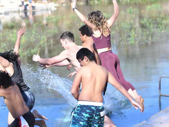 San Marcos River Plunge New Years Day