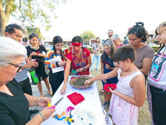 PRAYING FOR A CAUSE: Prayer rally takes place for Indigenous Cultures Center