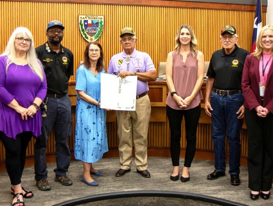 Purple Heart Day proclaimed by city