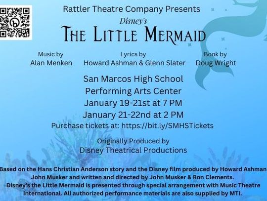 Rattler Theatre Company Presents Disney’s The Little Mermaid