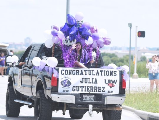 Rattlers' student-athletes take part in parade